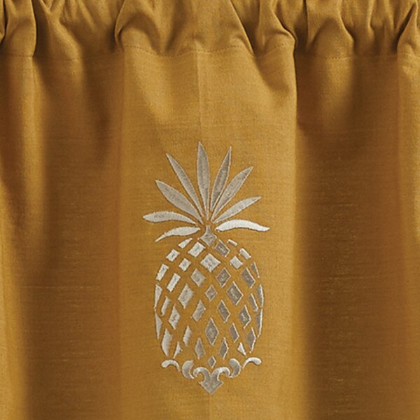 Pineapple Lined Valance 14"L Park Designs